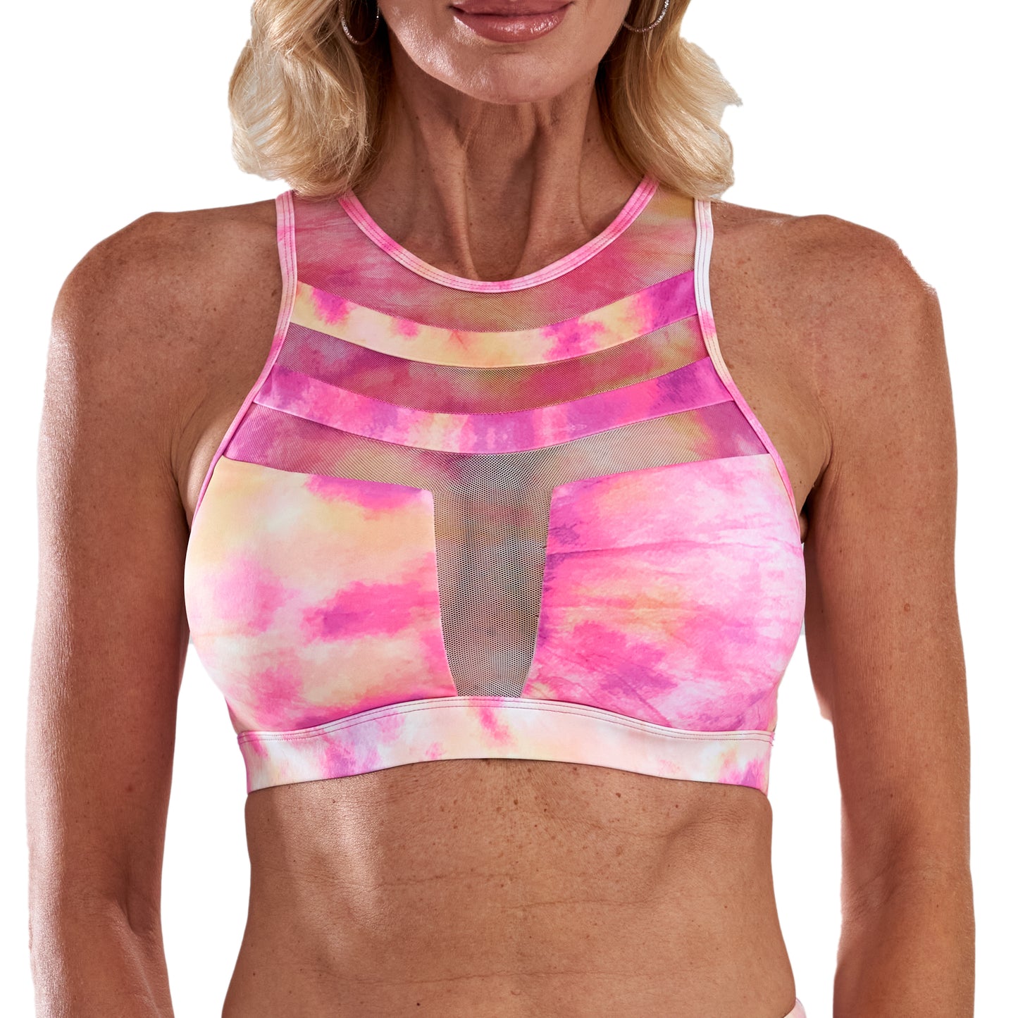 Coastal Mesh Sports Bra